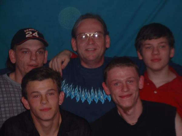 Joseph, Dad, David Jr, Chris, Eric